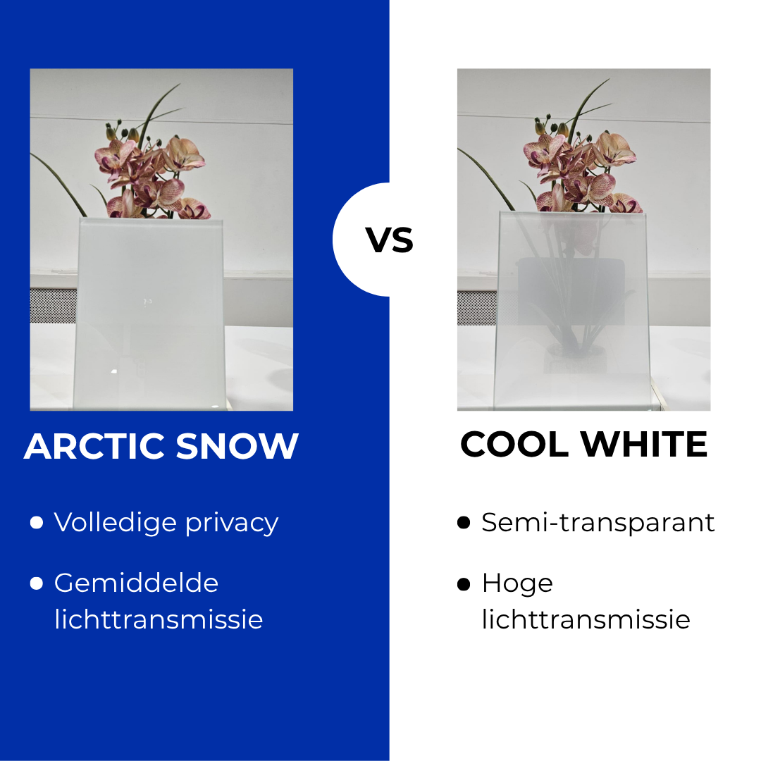 Platdakraam 150x300 Cool White - Semi transparant - Levertijd 3-6 weken van Premium Dakramen